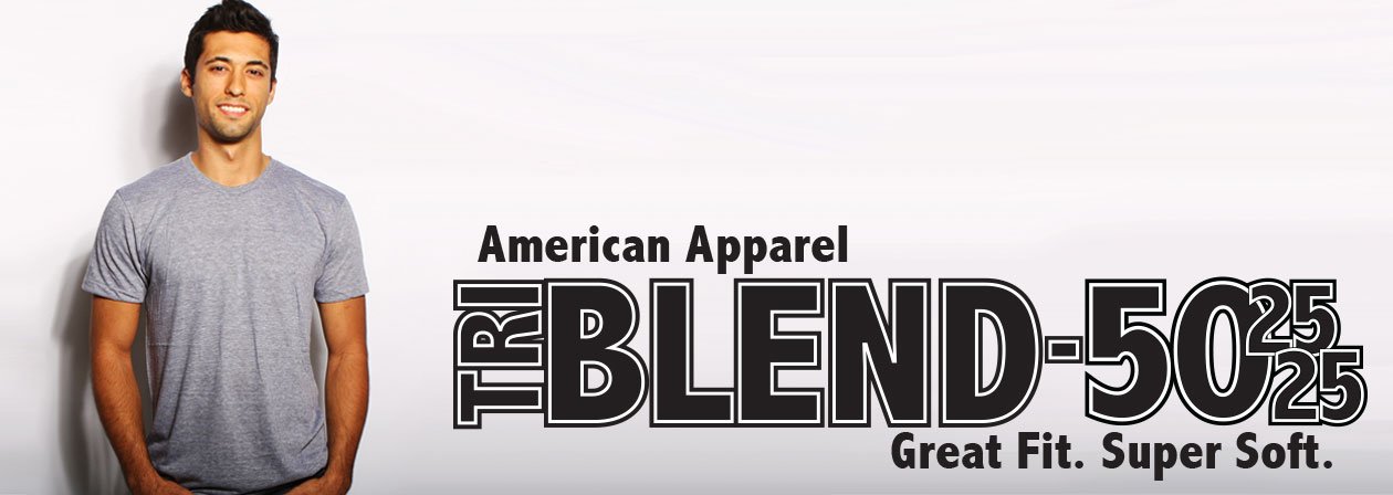 Custom American Apparel 50/25/25 T-Shirt