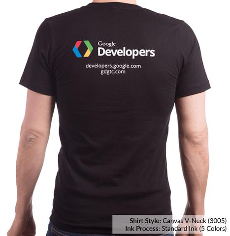 Screen print example of Google Developers